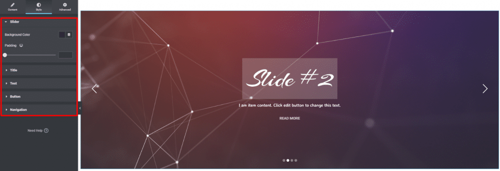 Slider - make a full width slider in wordpress