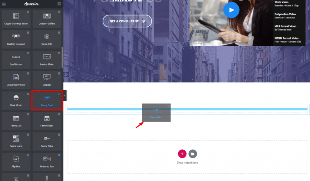 feature section