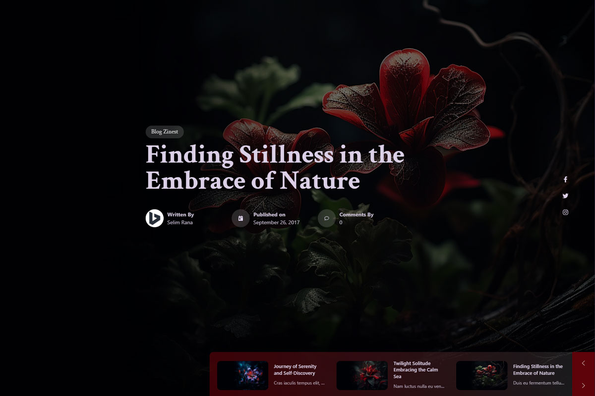Blog Skin Zinest